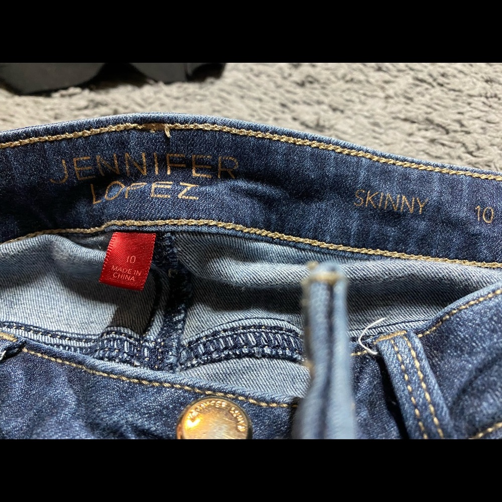 Jennifer Lopez Skinny Ankle Jeans Size 10